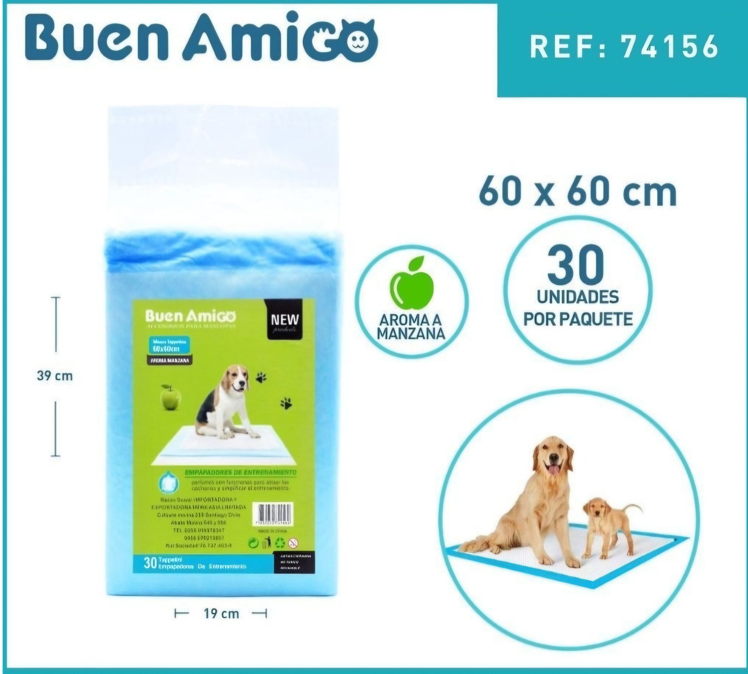 Pads de entrenamientos 30u