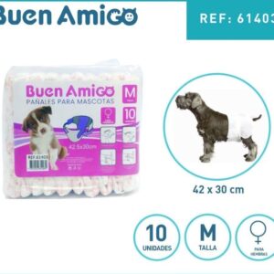 Pañales para Hembra talla M