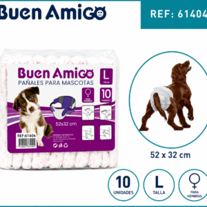 Pañales para Hembra tall L